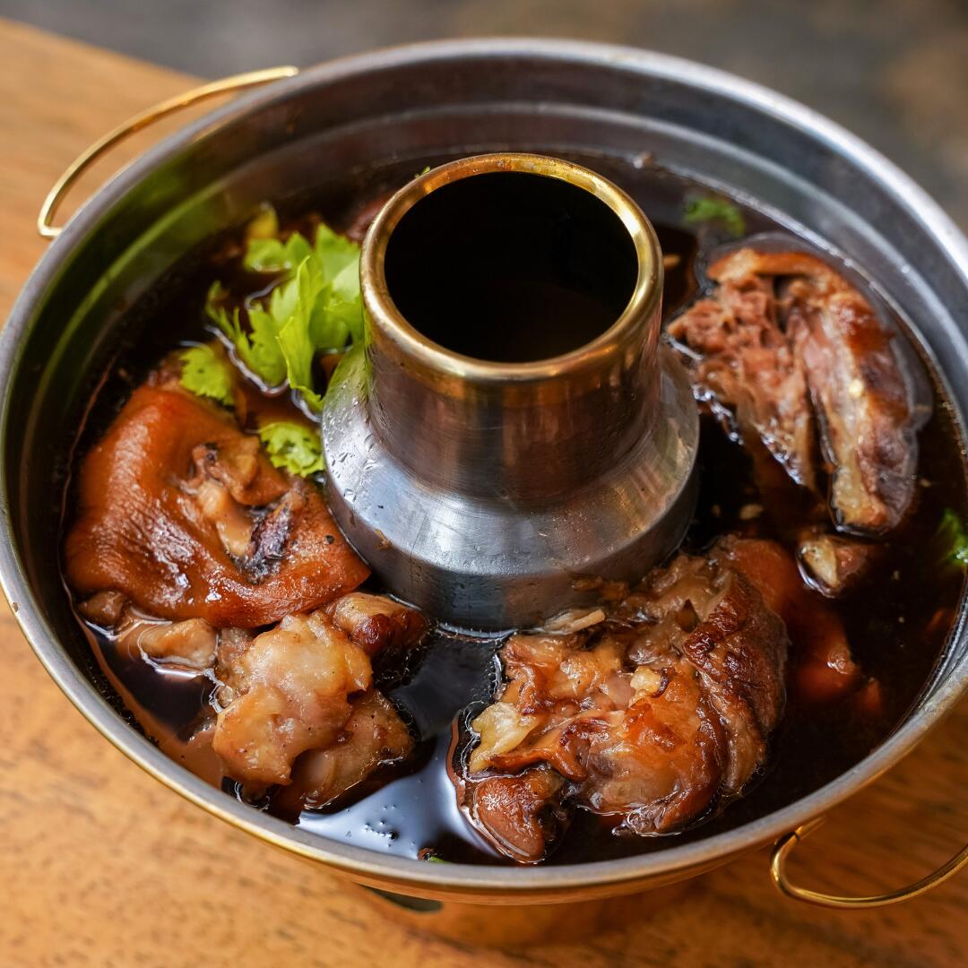 Braised Pig's Trotter Hot Pot